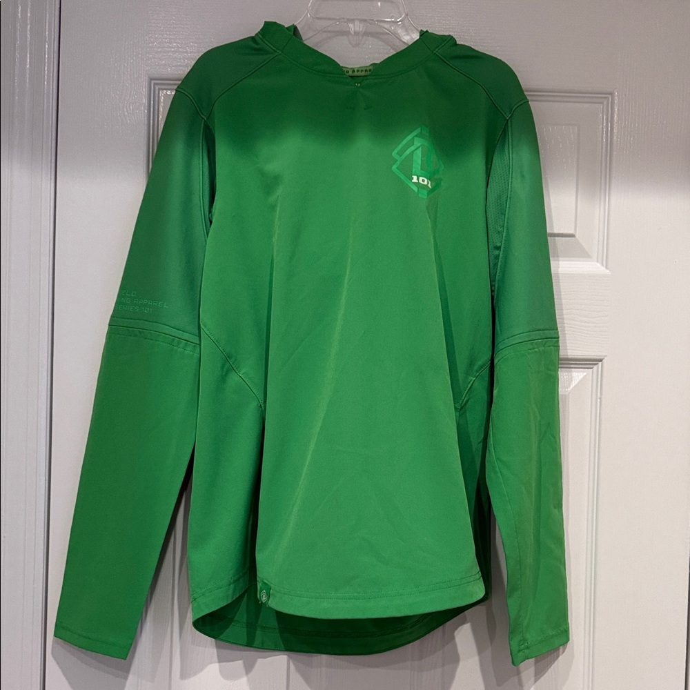 Baseball Lifestyle Green Hooded Warmup